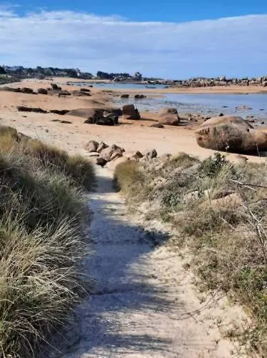 Apartment Appartement Vue Mer 50M De La Plage, Wifi Gratuit Perros-Guirec France