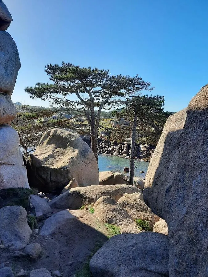 Apartment Appartement Vue Mer 50M De La Plage, Wifi Gratuit Perros-Guirec